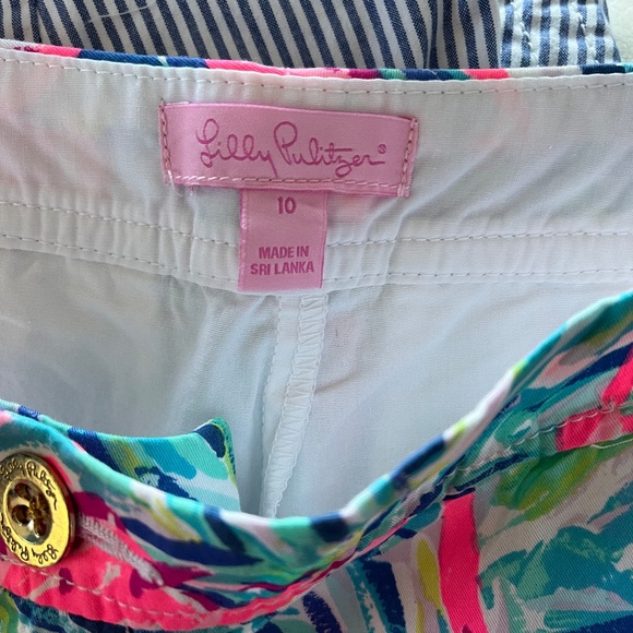 Lilly Pulitzer Pink Flamingo Print Shorts - Picture 5 of 7